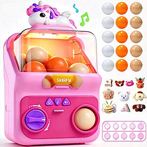 Skirfy Unicorns Capsule Vending Machine for Kids Prize Machine - $20.89 AC