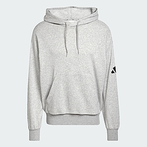 adidas men Essentials Loose-Fit 3 Bar Logo French Terry Hoodie $19.2 + Free Shipping