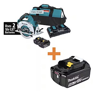 Makita 7-1/4" 18V X2 LXT 36V Brushless Cordless Circular Saw Kit w/ (3) 5.0Ah Li-iON Batteries $449.00 + Free Store Pickup at Home Depot