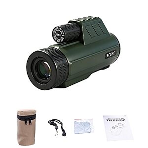 10x32 Monocular Telescope,Compact Waterproof Fogproof for Bird Watching $29.45