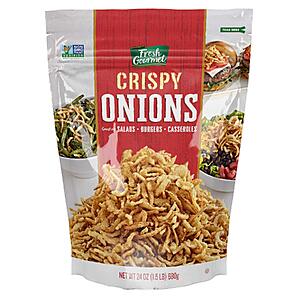 $5.49: Fresh Gourmet Crispy Onions, 24 Ounce