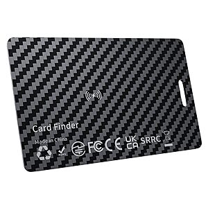 DEEBYCOO MFi Certified Apple Find My Wallet Tracker Card w/ Wireless Charging & IP68 Waterproofing $8.49 + Free Shipping w/ Prime or on $35+