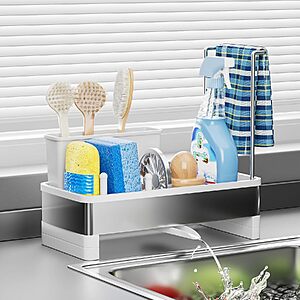 Amazon – Ewaiira 9.8" Stainless Steel Sink Caddy - $10.99 w/ Code