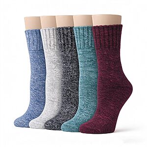 Amazon – besky Women's Winter Wool-Blend Crew Socks - $4.99 w/ Code