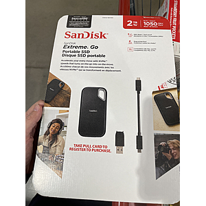 Sandisk Extreme Go 2 TB SSD $150 Costco YMMV