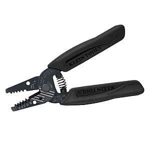 $14.98, Lowe's, USA made, Klein Tools Blackout Wire Stripper/Cutter, 10-18 AWG Solid