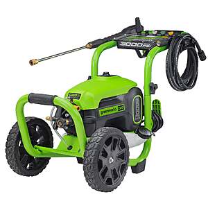 Greenworks 3000 PSI 2.0 GPM Cold Water Electric Pressure Washer + Free S/H $280.49