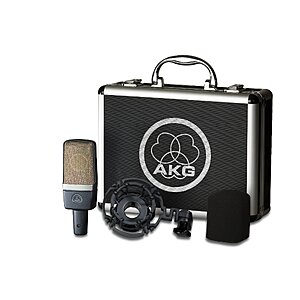 AKG C214 Large-Diaphragm Condenser Microphone (C214d1) $376.99
