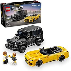$26.99* | 808-Pc LEGO Speed Champions Mercedes-AMG G 63 & Mercedes-AMG SL 63 Building Kits at Amazon