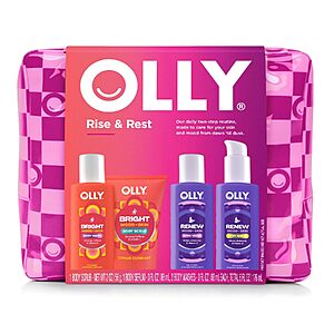 4-Piece OLLY Rise & Rest Day & Night Body Care Set $10.79 + Free Shipping w/ Prime or on $35+