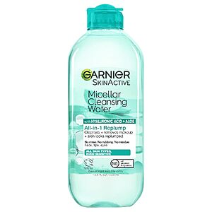 13.5-Oz Garnier Micellar Water Facial Cleanser & Makeup Remover w/ Hyaluronic Acid $5.55 w/ S&S + Free Shipping w/ Prime or on $35+