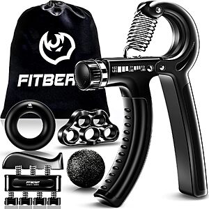 5-Piece FitBeast Adjustable Resistance Grip Strengthener Kit $9.89 + Free Shipping w/ Prime or on $35+