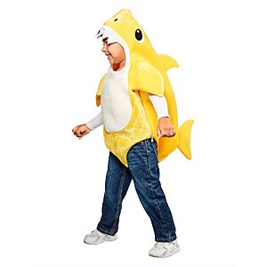 Rubies Kids' Baby Shark Costume w/ Sound Chip $12.62 + Free Shipping w/ Prime or on $35+