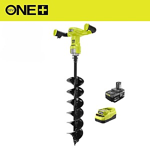 Ryobi ONE+ HP 18V Brushless Cordless Earth Auger with 6 in. Bit with 4.0 Ah Battery and Charger $229