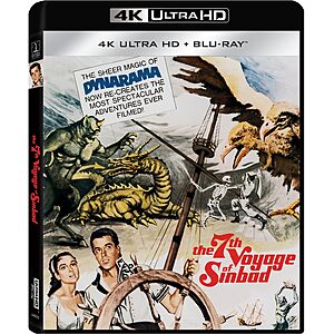 The 7th Voyage of Sinbad 4K UHD + Blu Ray $26.99 Amazon.com