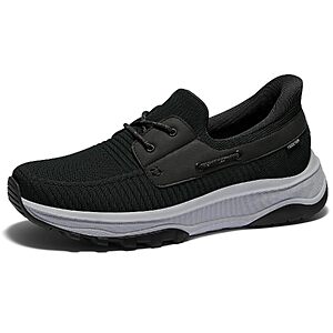 Coostar Men's Slip-On Orthopedic Walking Shoes w/ Arch Support (Black or Dark Grey, Various Sizes) $22.99 + Free Shipping w/ Prime or on $35+