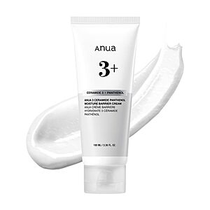3.38-Oz ANUA 3 Ceramide Panthenol Moisture Barrier Cream $16 + Free Shipping w/ Prime or on $35+