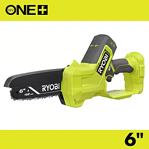 Ryobi ONE+ 18V 6" Cordless Compact Pruning Mini Chainsaw (Tool Only) $79 + Free Shipping