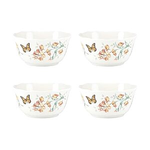 4-Piece 16-Ounce Lenox Butterfly Meadow Melamine Bowl Set (16-Oz) $8.99 + Free Shipping w/ Prime or $6 Fee per Order