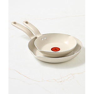 T-fal Nonstick 2-Pack Fry Pan Set (8" & 10.5") $20.99 + Free Store Pickup at Macy's or Free Shipping on $39+