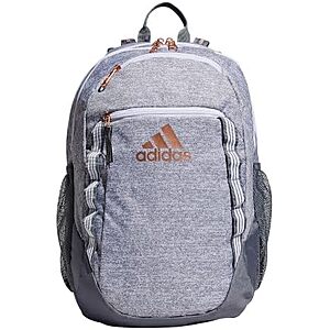 $29.40* | adidas 40L Excel 6 School Backpack (Jersey Grey/ Onix Grey/ Rose Gold) at Amazon
