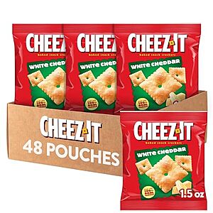 [SnS, AC] $16.31 | 48-Pack 1.5-Oz Cheez-It Cheese Crackers at Amazon (34￠ each)
