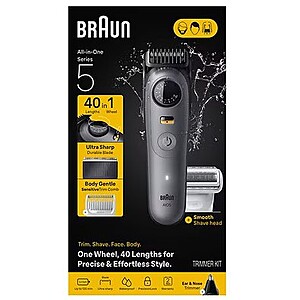 Braun All-in-One Series 5 Trimmer Kit - $31.99 + $10 Walgreens Cash