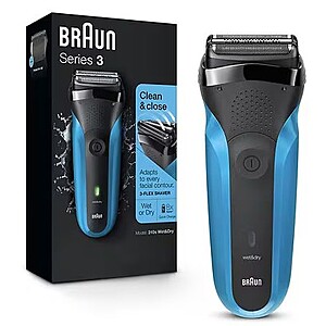 Braun Series 3 310s Rechargeable Wet & Dry Men's Electric Shaver -  $28.78 + $10 Walgreens Cash