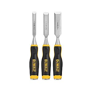 $10.49, FS Prime, DEWALT Wood Chisel Set (3-Piece) DWHT16862, Woot!