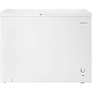 $249.99, Insignia- 10.4 Cu. Ft. Manual Defrost Garage-Ready Chest Freezer - White, free pickup, Best Buy + more