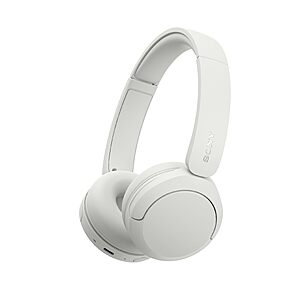 $49.99: Sony WH-CH530 Wireless On-Ear Bluetooth Headphones with Microphone, White/Pink at Amazon