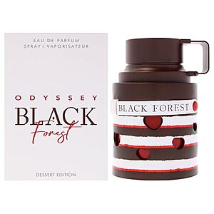 $31.79 | 3.4-Oz Sterling Parfums Armaf Odyssey Black Forest Dessert Edition Eau de Parfum Spray at Amazon