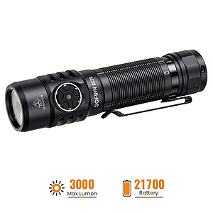 Sofirn SC29 EDC Rechargeable Flashlight; 3000 lumens; free S&H $18.99