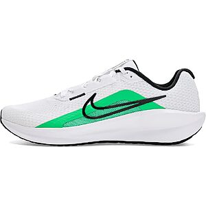 Nike Men's Downshifter 13 Sneaker (White/Black/Green Shock) $41.25 + Free Shipping