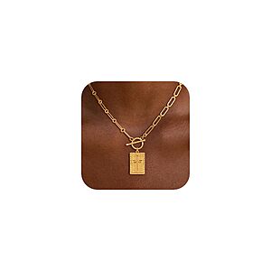 Amazon – Eaciy Colorful Initial Necklace - $3.99 w/ Code