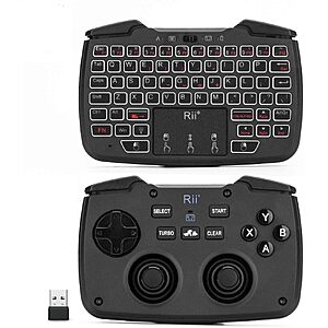Rii RK707 Combo Mini GamePad and keyboard USB Dongle - $21.99