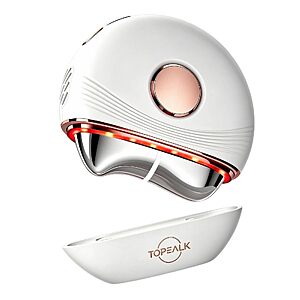 Topealk Microcurrent Facial Device, Red Light Heated Gua Sha Sculpting Tool $33.9