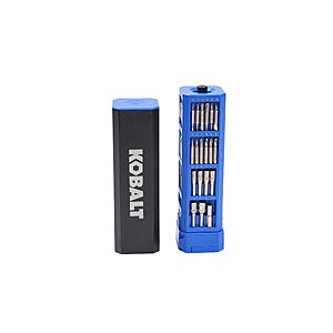 $19.98, Lowe's, Kobalt Blue 74 -Piece precision screwdriver set