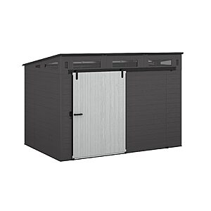 Suncast Modernist® 10 ft. x 7 ft. Barn Door Storage Shed, Made in the USA $1599.99
