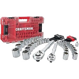 $49.98* | 71-Piece CRAFTSMAN Versastack 1/4" & 3/8" Drive Mechanics Tool Set at Amazon