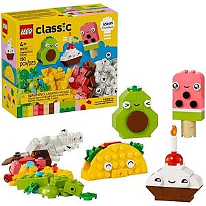 $6.29* | 150-Pc LEGO Classic Creative Food Friends Building Set (11039) at Amazon