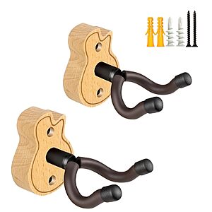 2-Pack Muso Beech Wood U-Shaped Guitar Wall Hanger Mount $3.49 + Free Shipping w/ Prime or on $35+