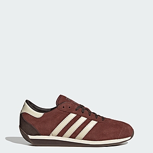 adidas men Country II Shoes (Fox Brown / Cream White / Dark Brown) $34.8