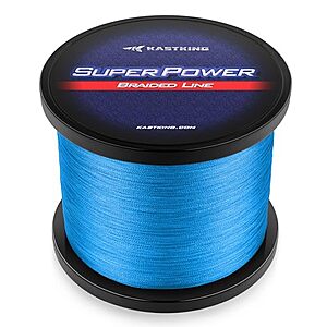 40lb 1097-Yard KastKing Superpower Braided Fishing Line (Ocean Blue) $17.33 + Free Shipping w/ Prime or on $35+