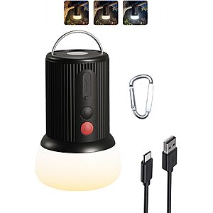 EZVALO 6000mAh LED Rechargeable Camping Lantern $7.79 + Free Shipping w/ Prime or orders $35+