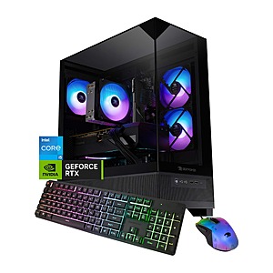 iBUYPOWER - Element SE Gaming Desktop PC Intel Core i5 14400F 2024 NVIDIA RTX 5060 8GB, 16GB RAM Memory, 1TB SSD Storage - Black $1099