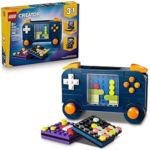 $15.99* | 268-Pc LEGO Creator 3 in 1 Retro Gaming Console Building Toy at Amazon