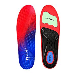 Iwela Water Plantar Fasciitis Pain Relief High Arch Support Insoles (XS-L) $7 AC @amazon