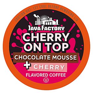 80-Count Java Factory Cherry On Top Medium Roast Flavored Coffee Pods $13.29 + Free Shipping w/ Prime or on $35+