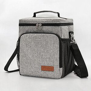 14L 18-Can TuErcao Collapsible Soft Cooler Bag w/ Shoulder Strap (Grey or Red) $9.97 + Free Shipping w/ Prime or on $35+
